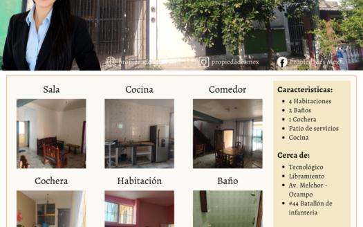 Casa en renta en Col. Benito Juárez – Lázaro Cárdenas