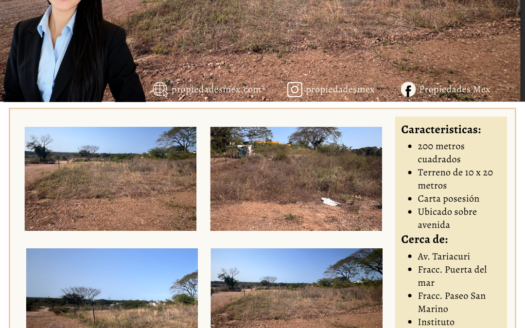 Terreno en venta en Av. Narciso Bassols – Lázaro Cárdenas