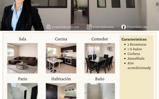 Casa en renta en fraccionamiento privado – Lázaro Cárdenas, Michoacán