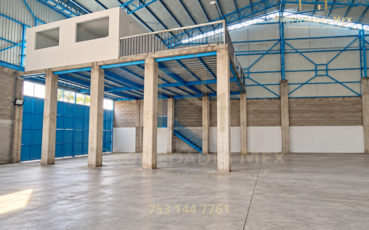 Nave industrial en renta sobre Av. Las Palmas, Lázaro Cárdenas – 1,450 m²
